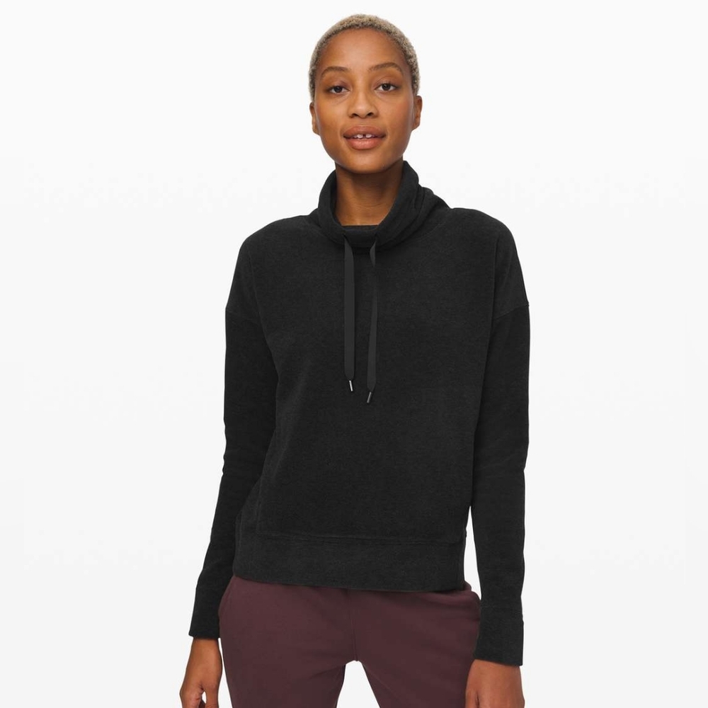 Lululemon Go Forward Pullover, Size 6 in dark grey